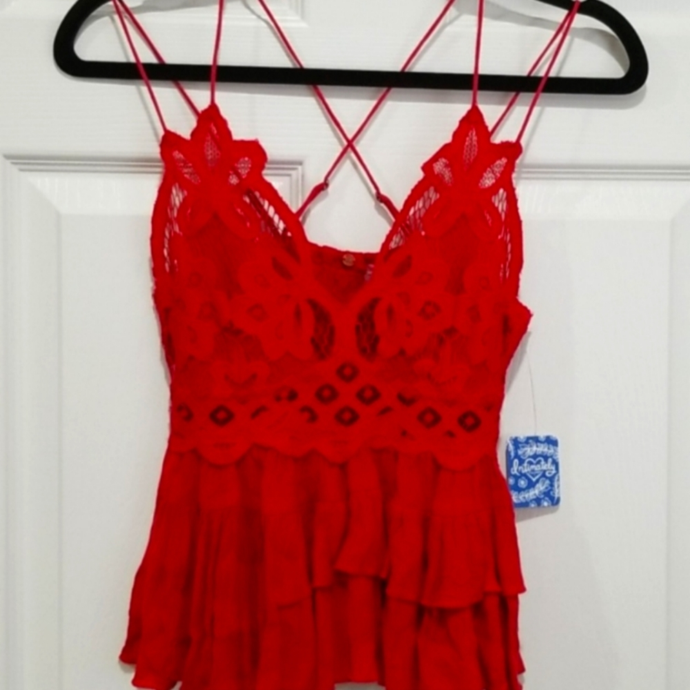Free People Adella Cami Tank Top - Picture 1 of 13